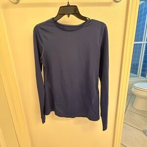 Nike Navy Long Sleeve Tee